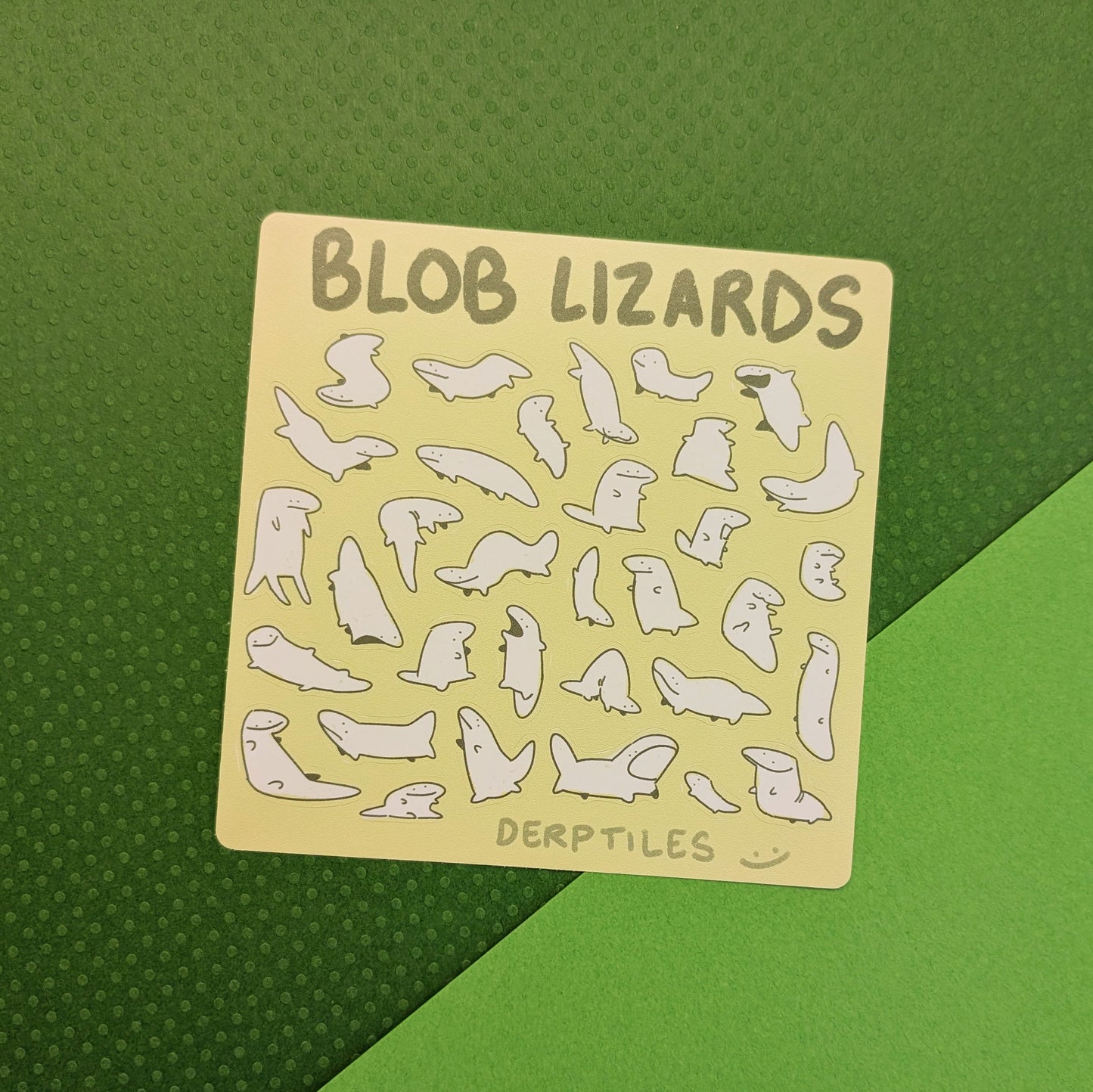 Blob Lizards Sticker Sheet
