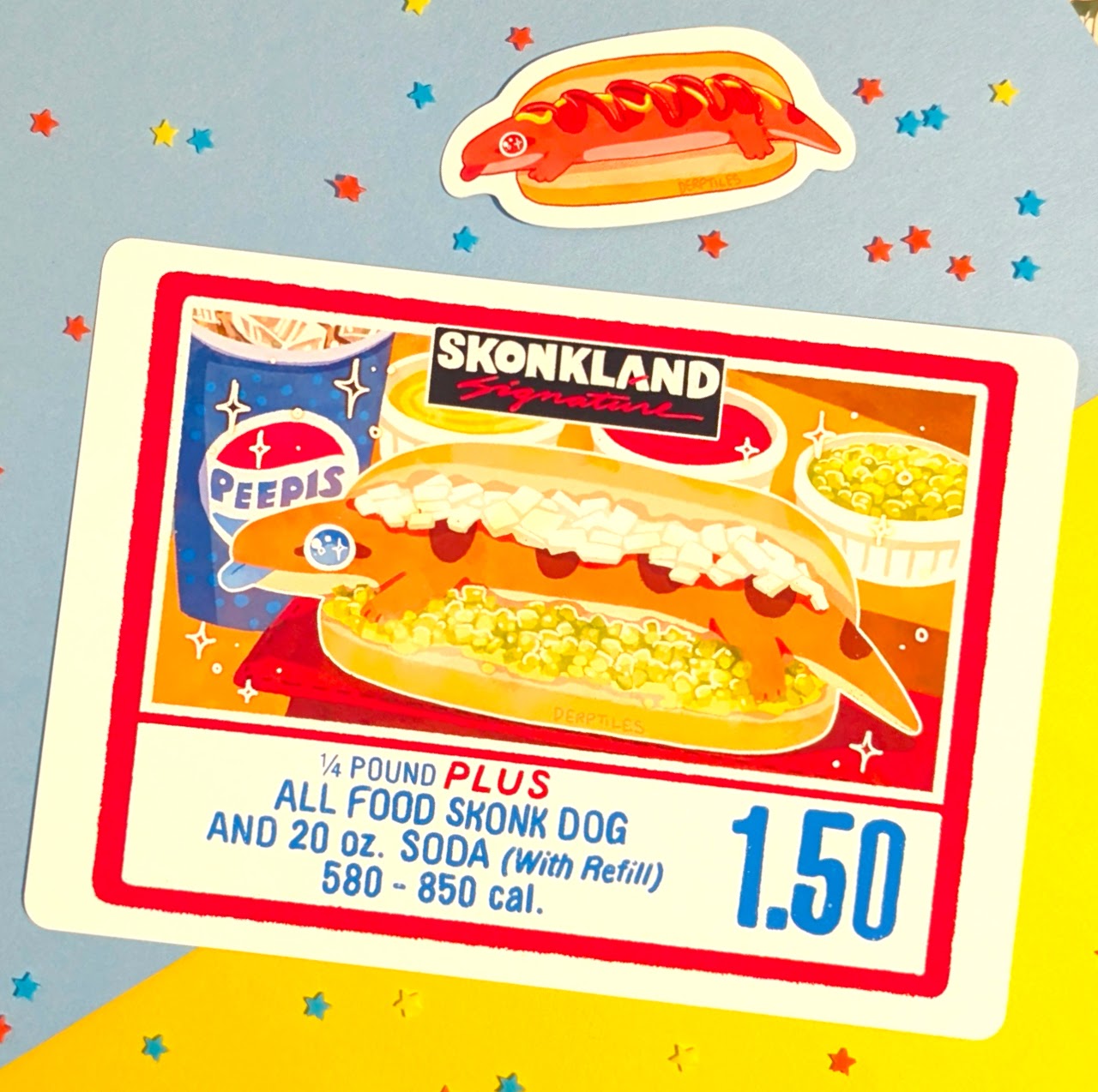 Skonkland Hotdog Combo Print