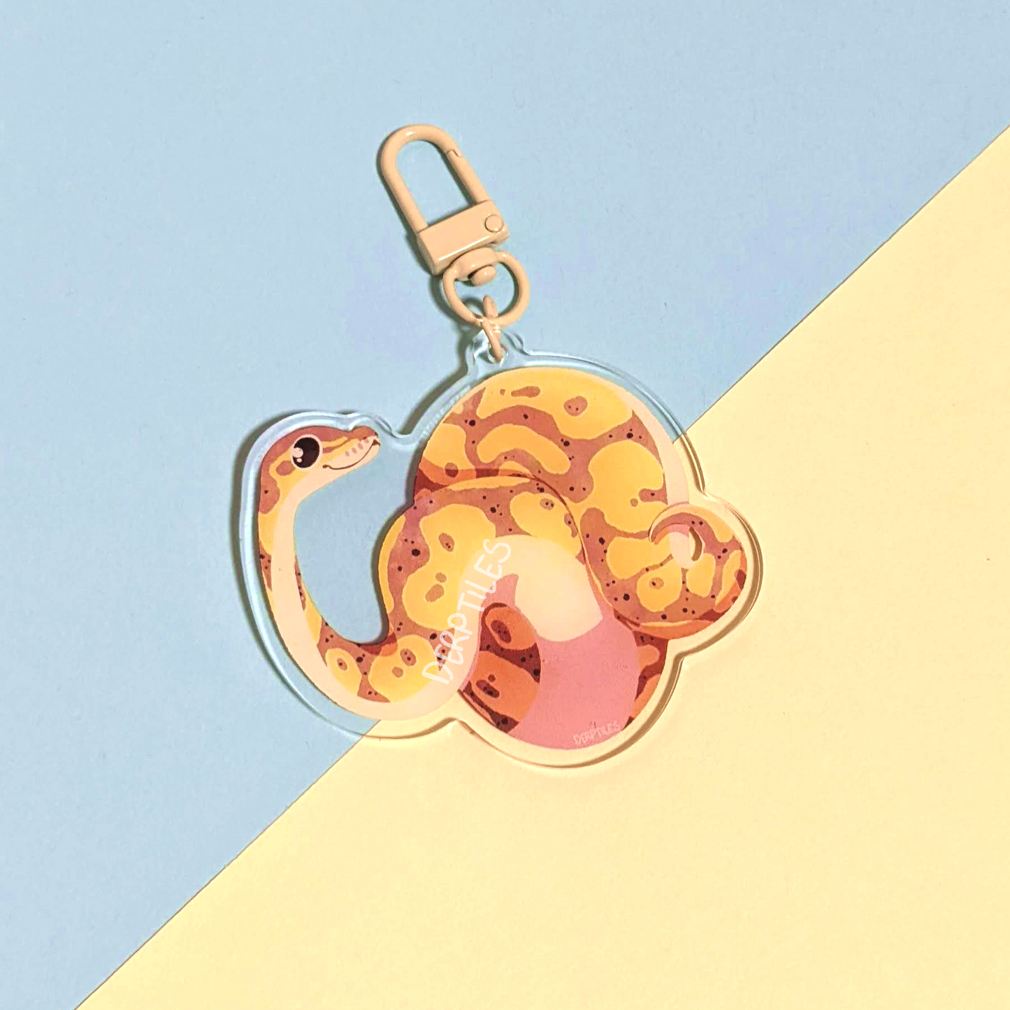 Ball Python Acrylic Charm