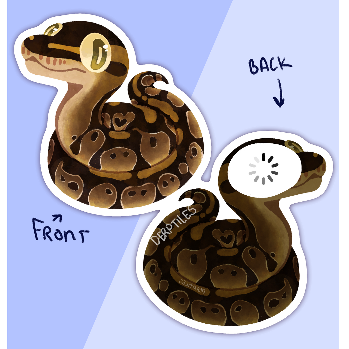 3D "Buffering" Ball Python Charm