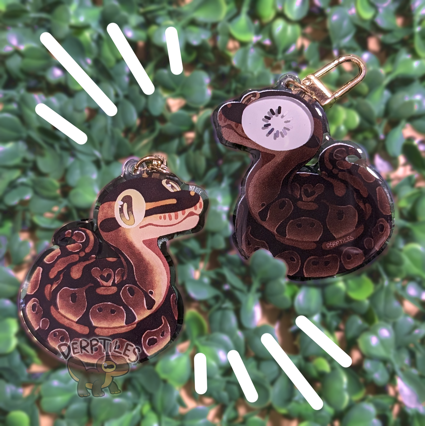 3D "Buffering" Ball Python Charm