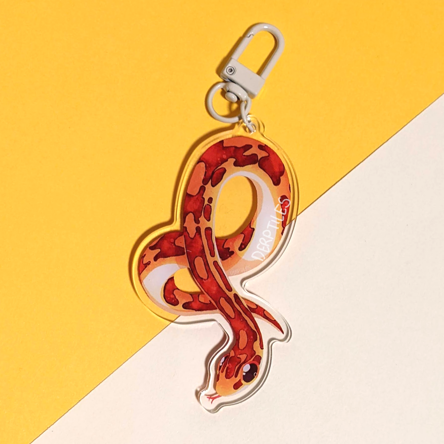 Corn Snake Acrylic Charm