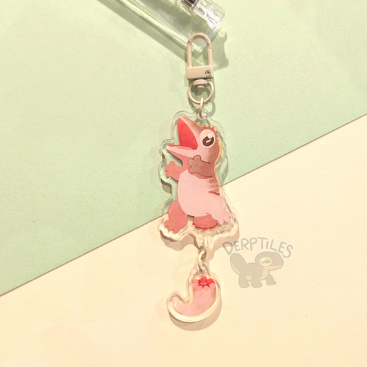 Dangly Crested Gecko Charm