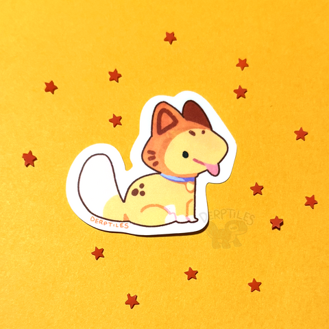 Kitty Gecko Sticker