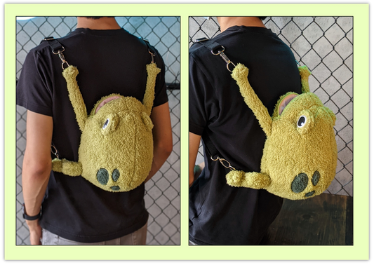 Frog Plush Bag