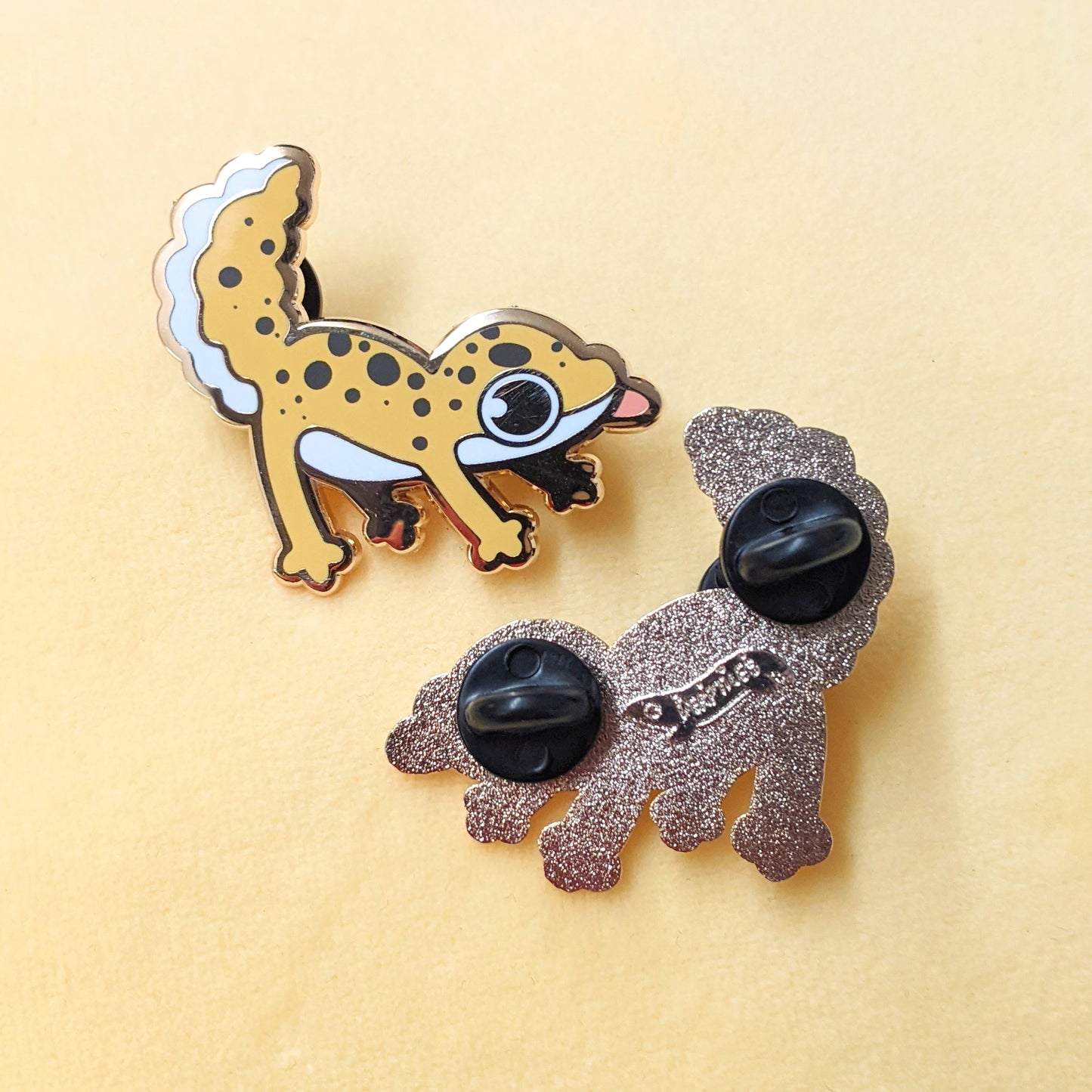 Lep Geck Enamel Pin