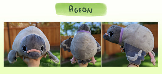 Pigeon Plush Bag