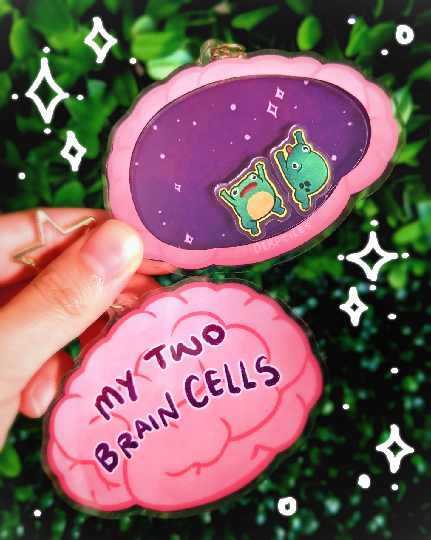 Two Brain Cells Charm (Shake-able!)