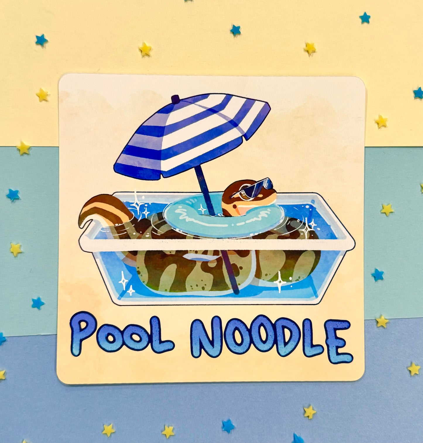 Pool Noodle Print