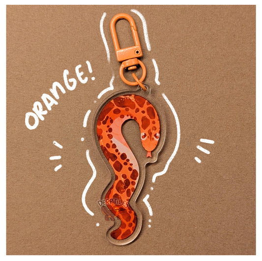 Kenyan Sandboa Acrylic Charm