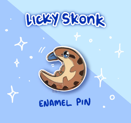 Licky Skonk Enamel Pin