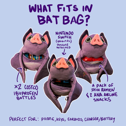 Bat Plush Bag