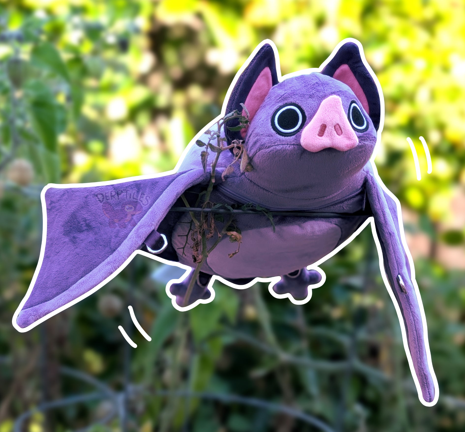 Bat Plush Bag – Derptiles