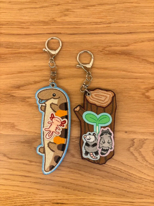 Skonk Embroidered Keychain