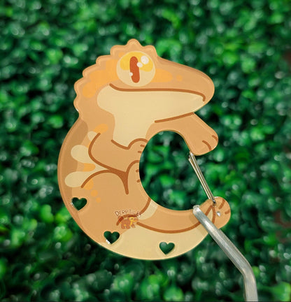Crested Gecko Carabiner