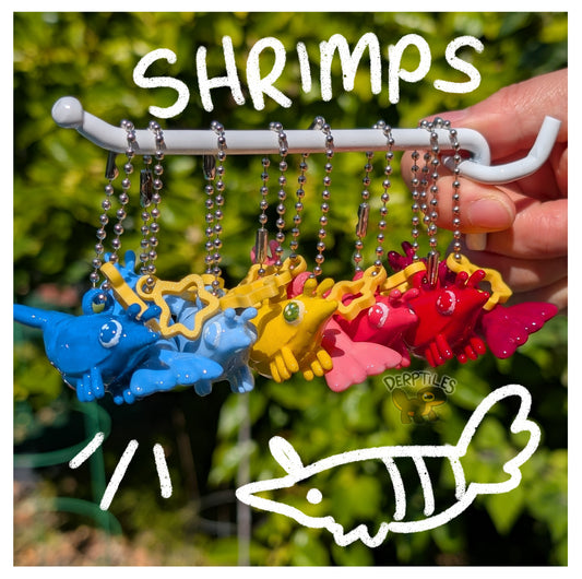 Homemade Figurine: Shrimp Keychain