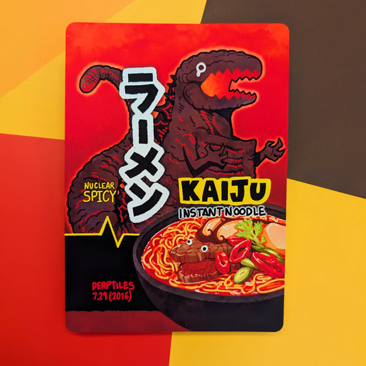 Kaiju Instant Noodles Print