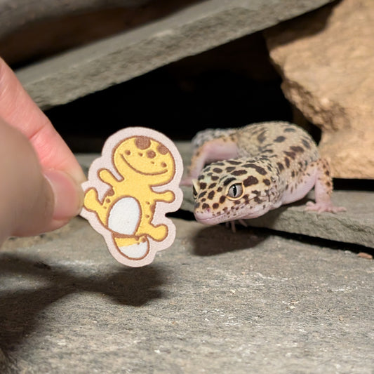 Leopard Gecko Iron-On Patch