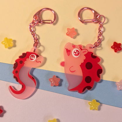 Hiki (Hedgehog) Frosted Acrylic Charm
