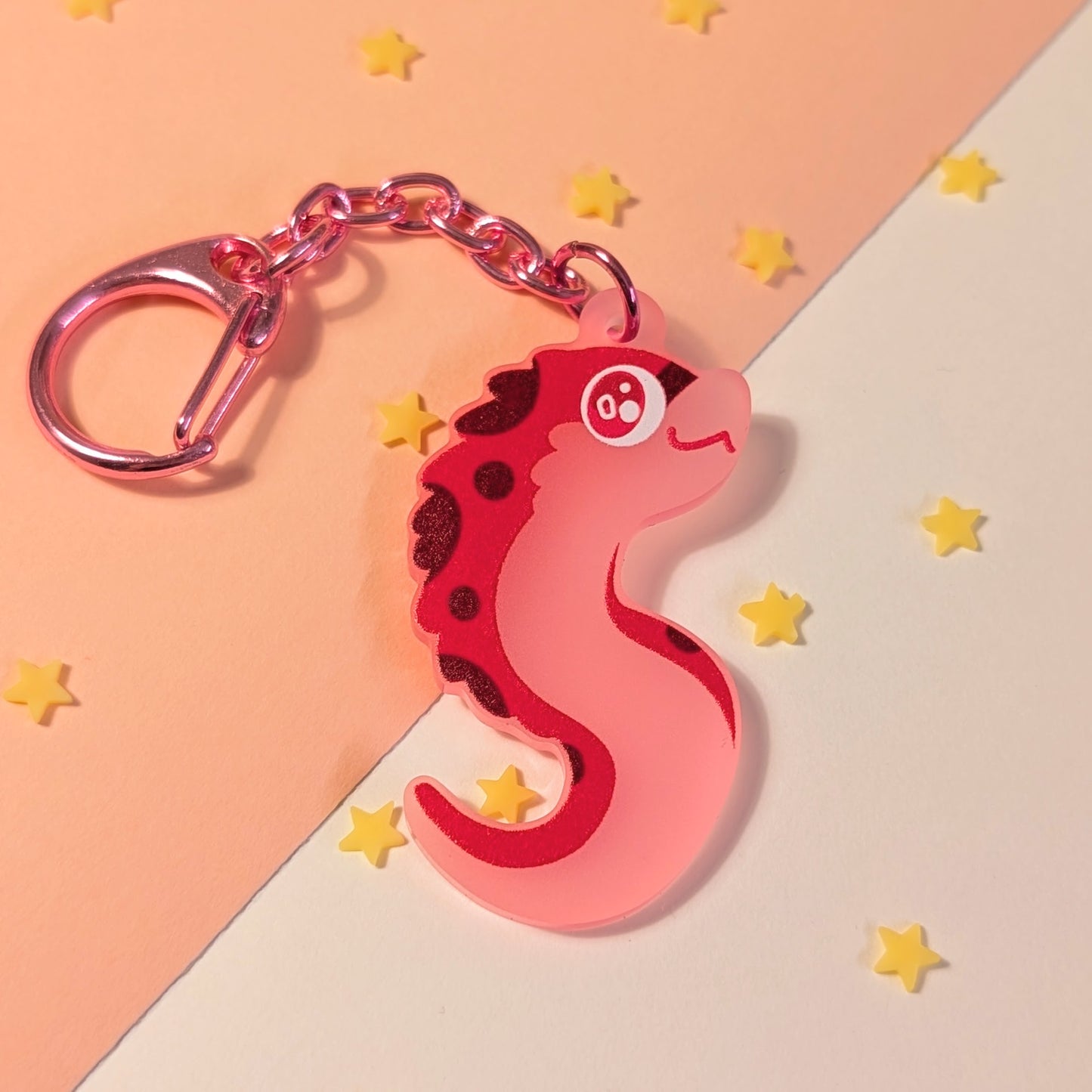 Hiki (Hognose) Frosted Acrylic Charm
