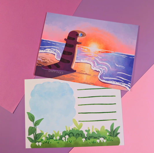 Cringe But Free Skonk Postcard