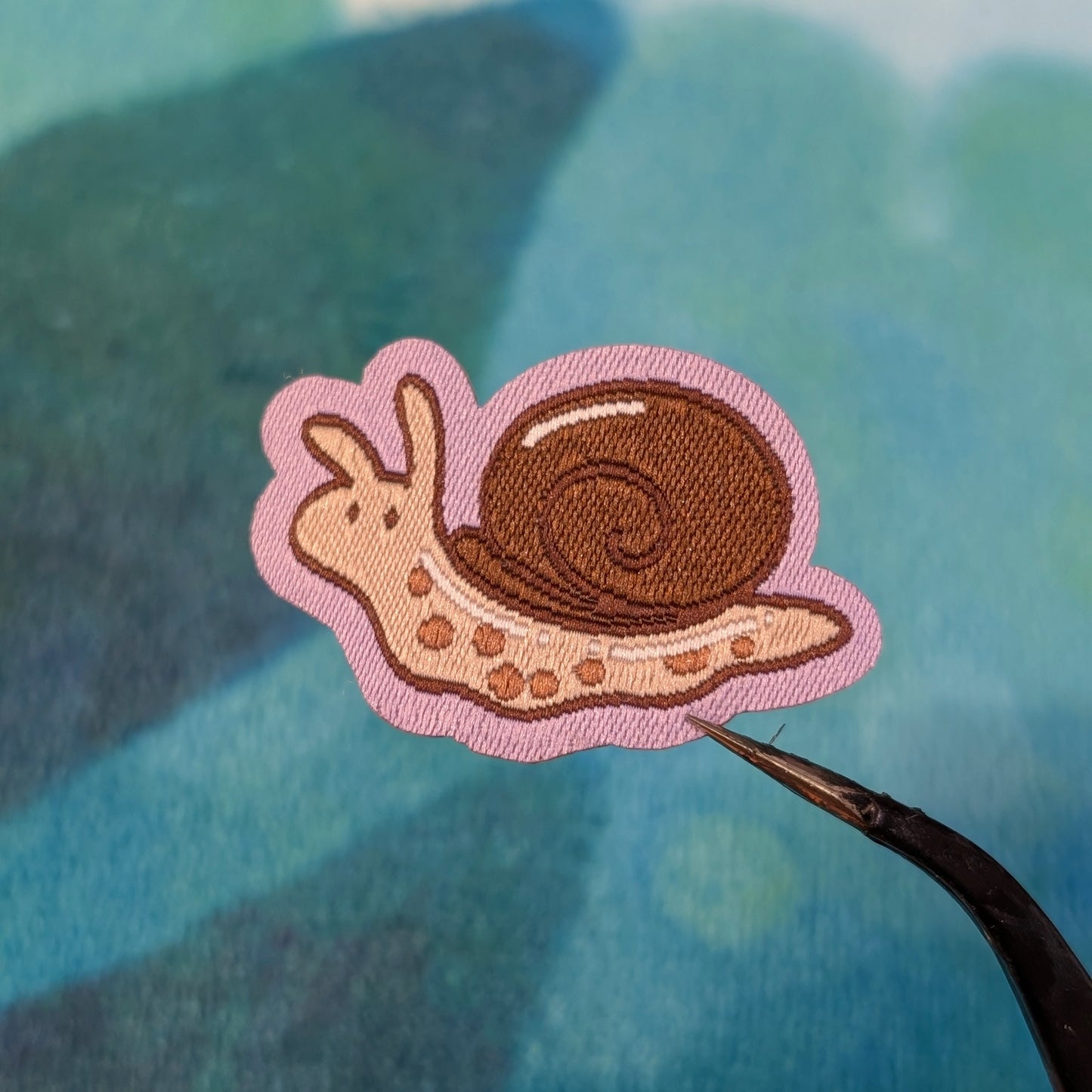 Snail Iron-On Patch