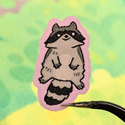 Raccoon Iron-On Patch