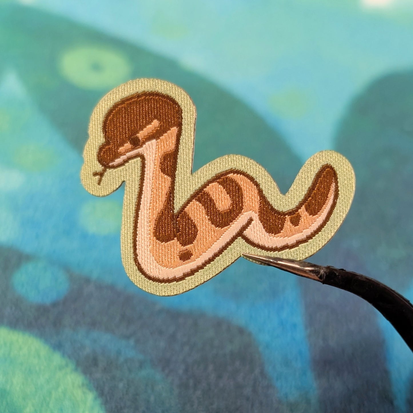 Ball Python Iron-On Patch