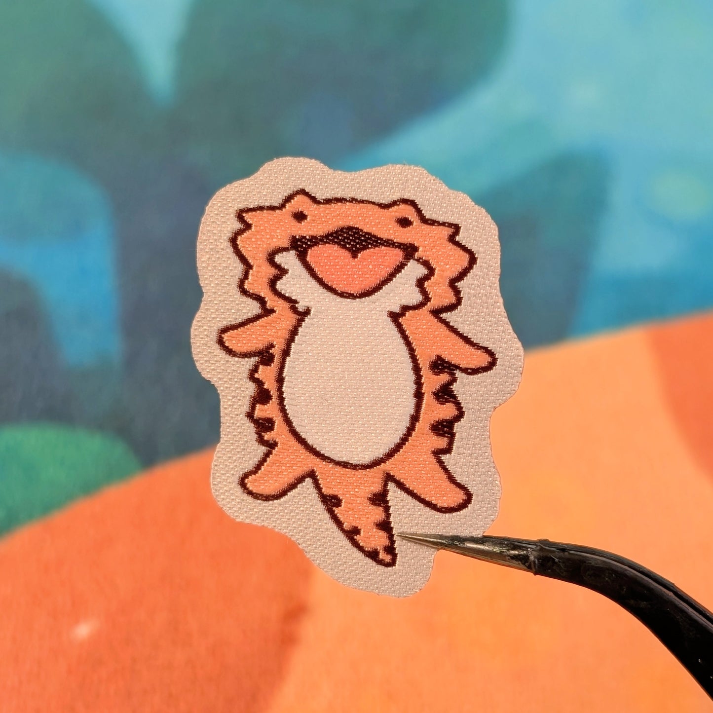 Bearded Dragon Iron-On Patch