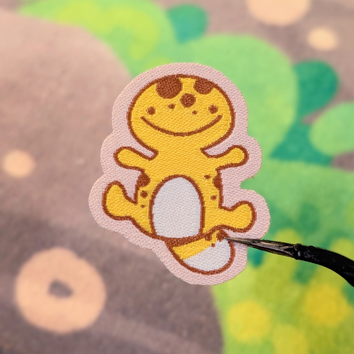 Leopard Gecko Iron-On Patch