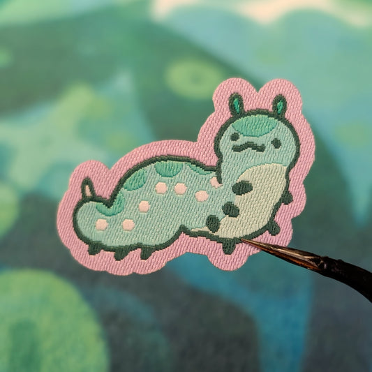 Caterpillar Iron-On Patch