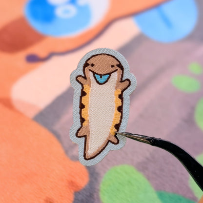 Blue Tongue Skink Iron-On Patch
