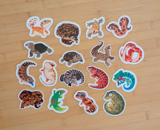 Pet Reptiles Stickers