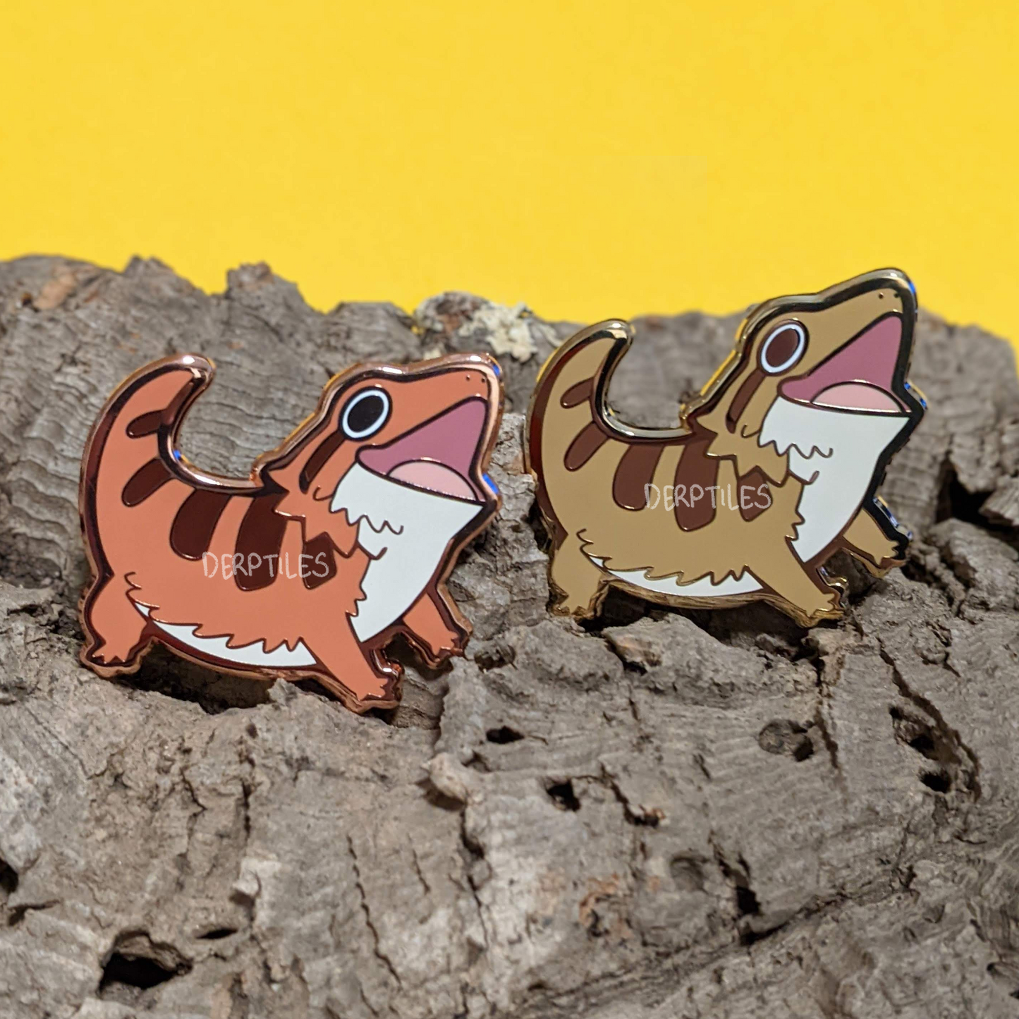 Beardie Enamel Pin