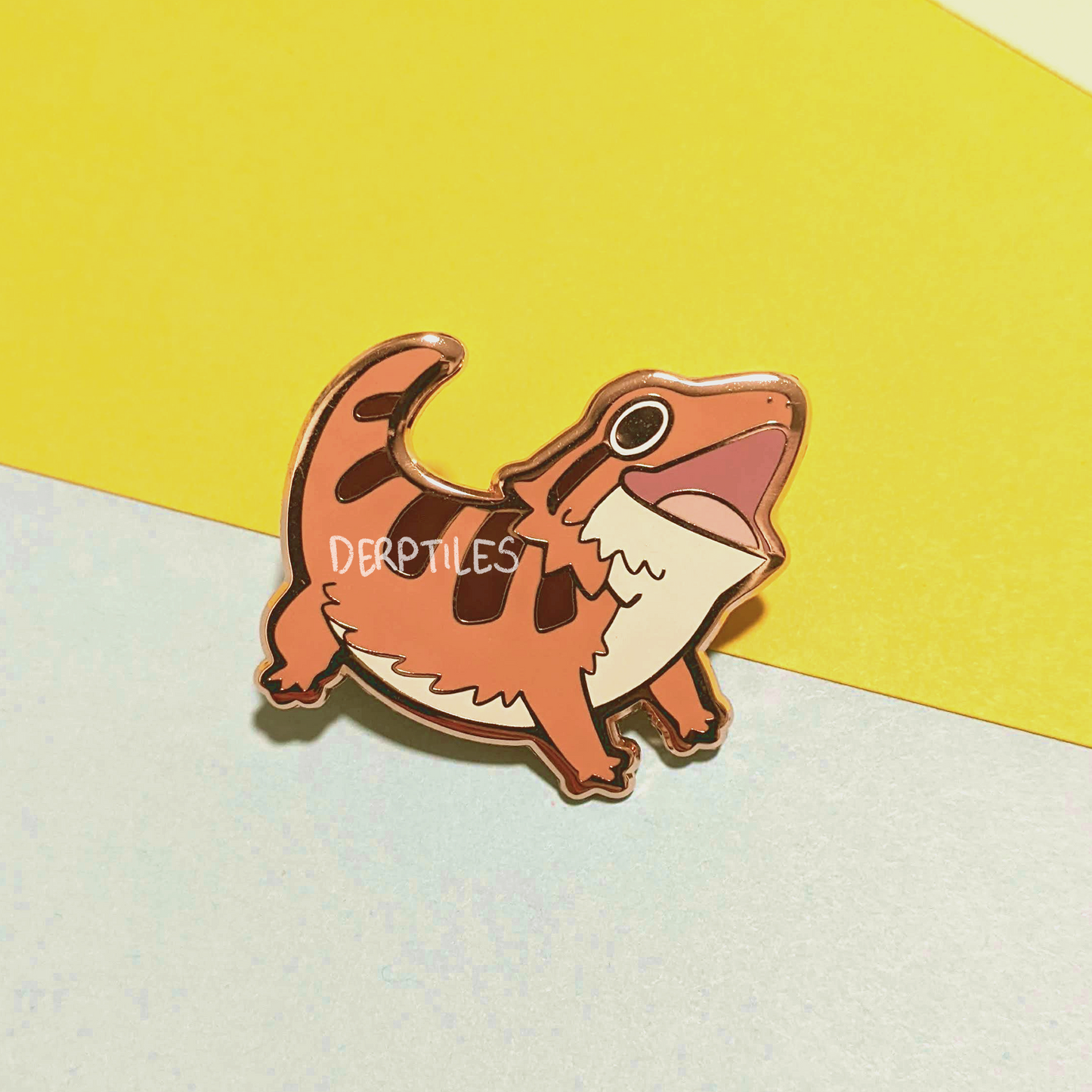 Beardie Enamel Pin