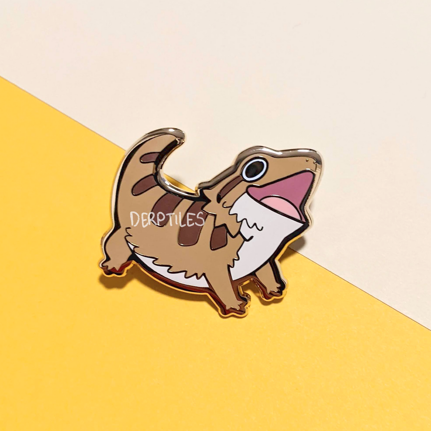 Beardie Enamel Pin