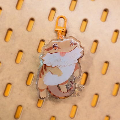 3D "Food?" Bearded Dragon Charm