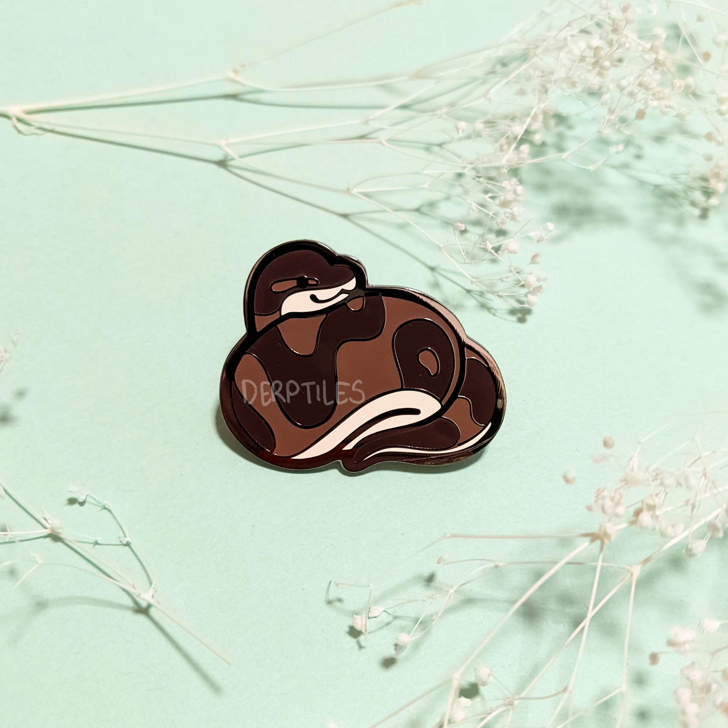 Ball Python Enamel Pin