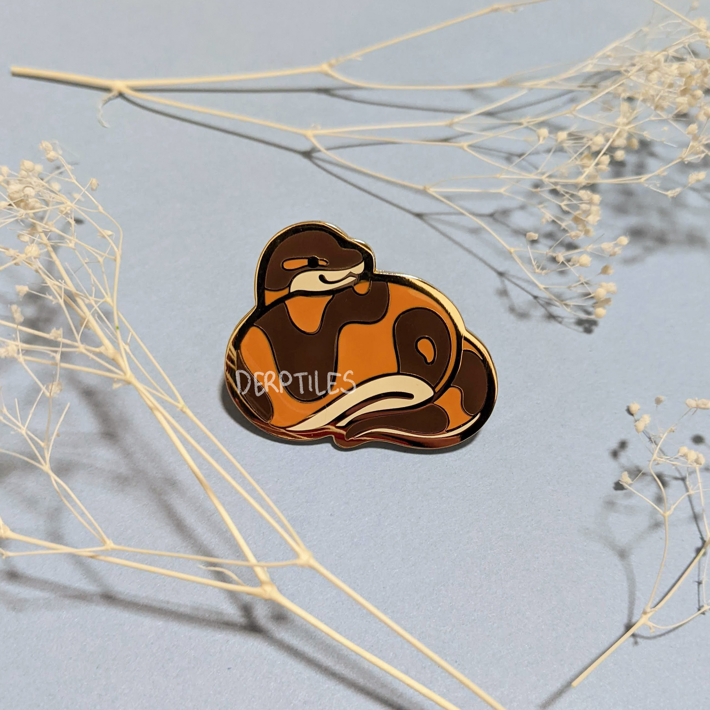 Ball Python Enamel Pin