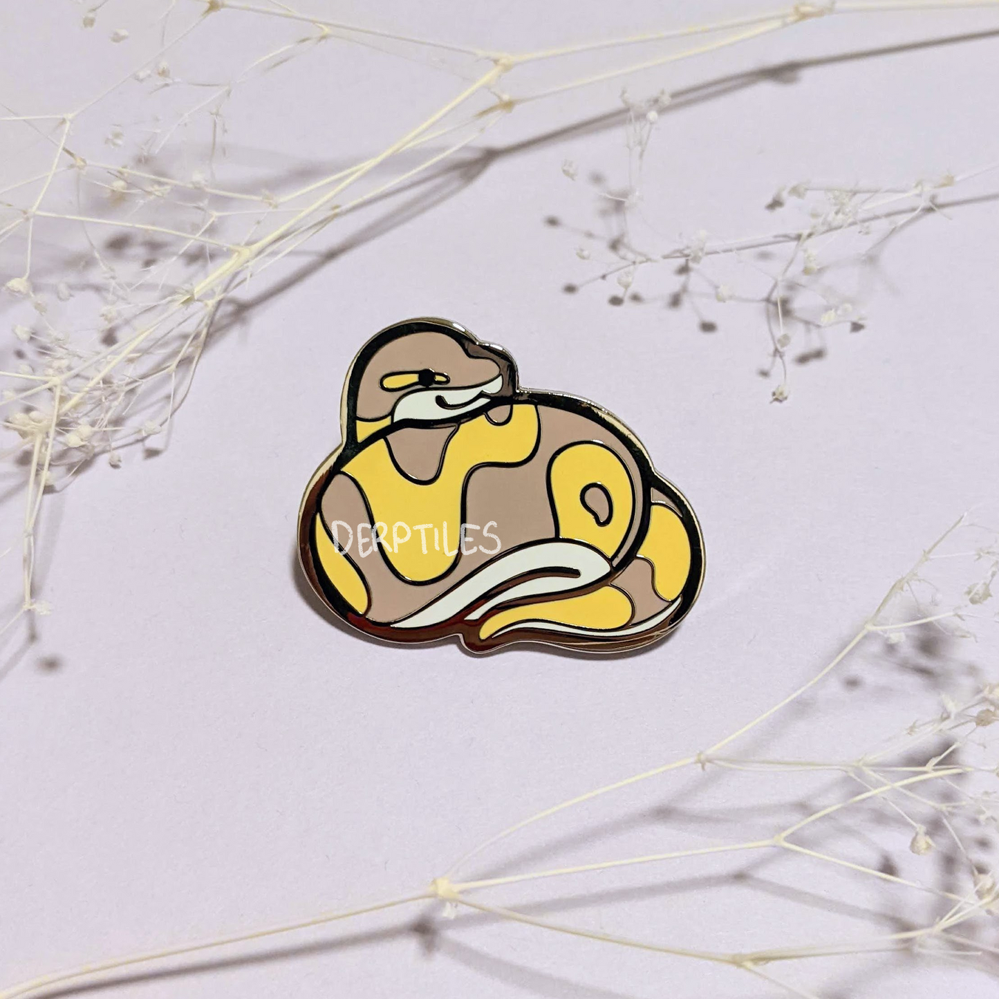 Ball Python Enamel Pin