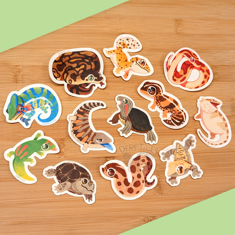 Pet Reptiles Stickers