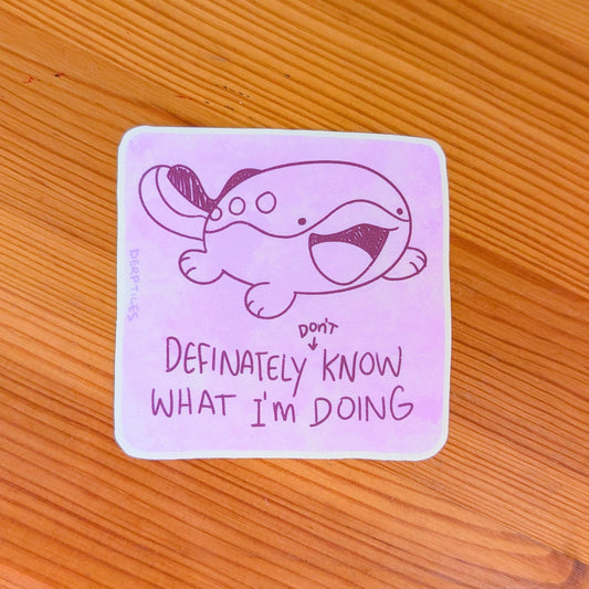 Competent Clod Sticker
