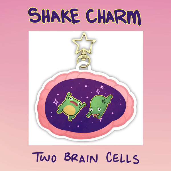 Two Brain Cells Charm (Shake-able!)
