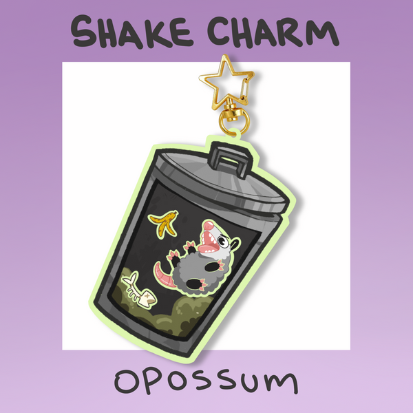 Trashbaby Opossum Charm (Shake-able!)