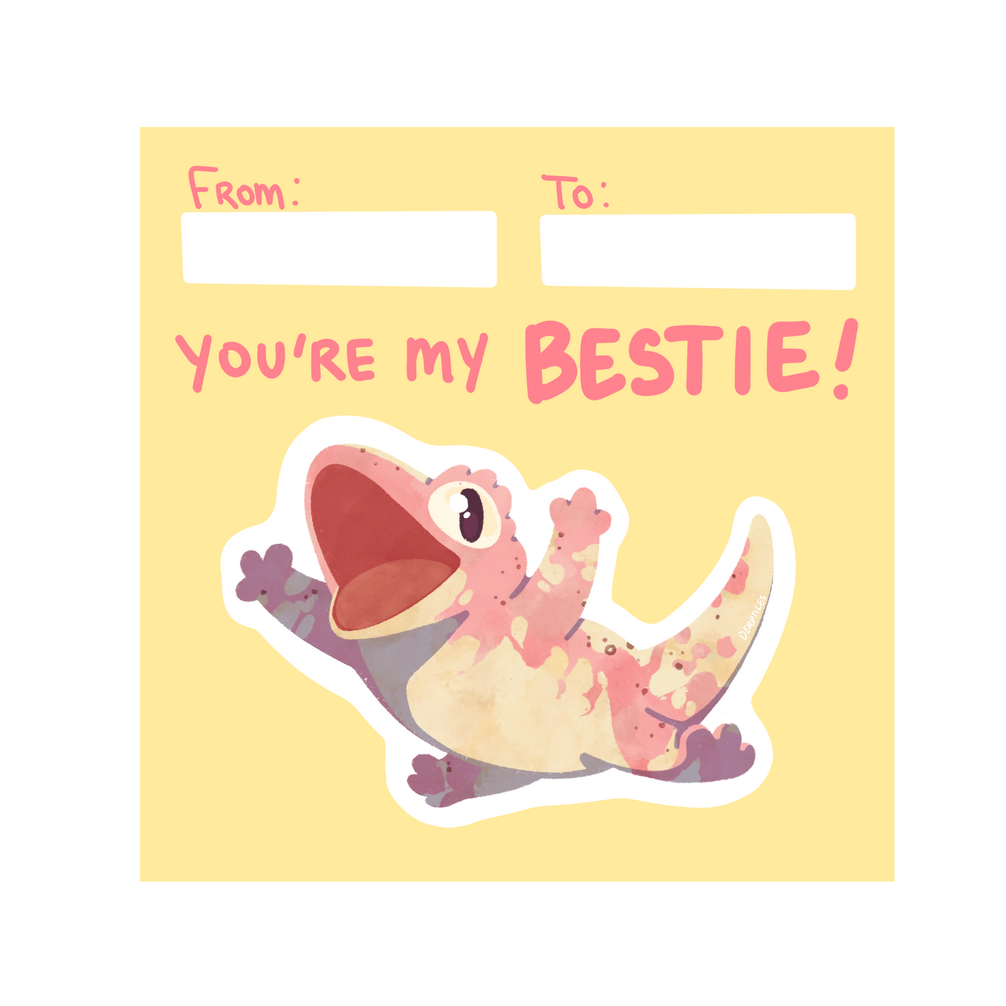 Sticker Card: Bestie Crestie Edition