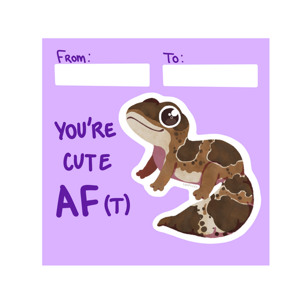 Valentine's Card: African Fat-Tailed Edition