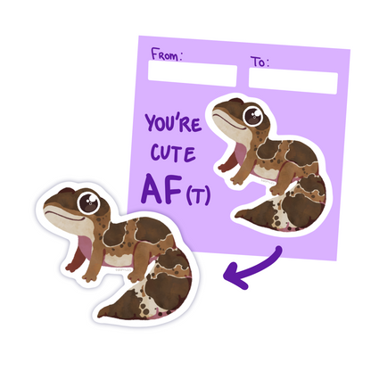 Sticker Card: African Fat-Tailed Edition