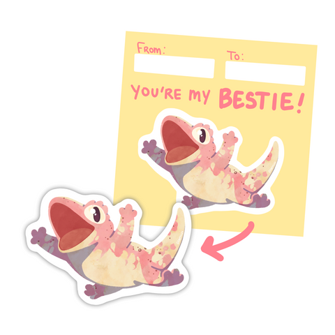 Valentine's Card: Bestie Crestie Edition