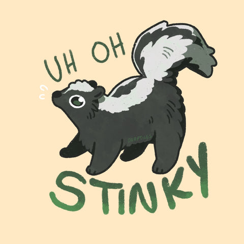 Stinky Skunky Sticker