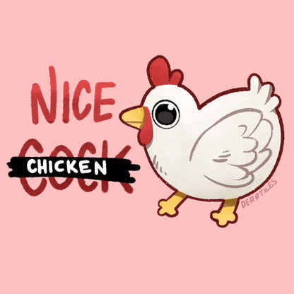 "Nice Chicken" Sticker